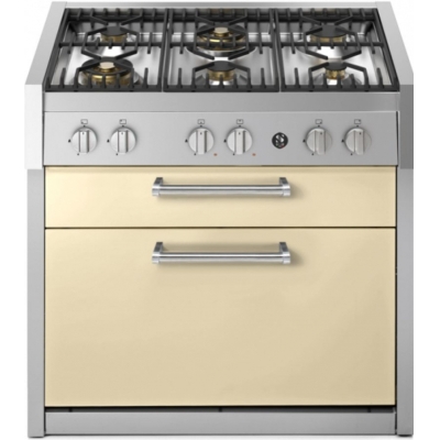 Terasest Genesi 90 pliidiplokk, köögimoodul, 90 cm, Crema, gaasipliit, GQ9C-6WCR, garantiiga 5 aastat!