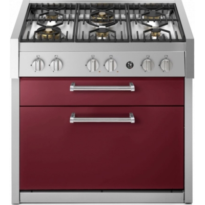 Terasest Genesi 90 pliidiplokk, köögimoodul, 90 cm, Bordeaux, gaasipliit, GQ9C-6WBR, garantiiga 5 aastat!