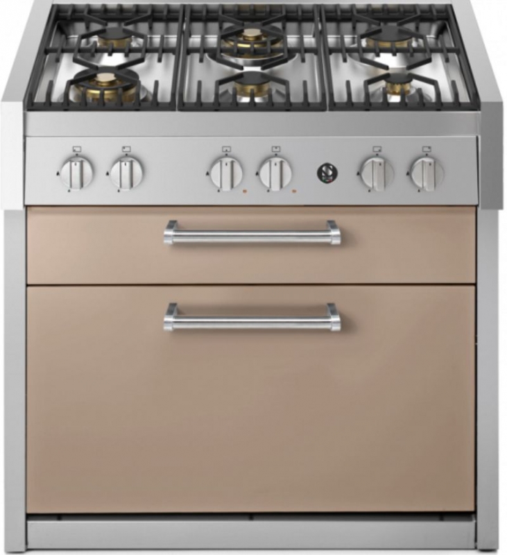 Terasest Genesi 90 pliidiplokk, köögimoodul, 90 cm, Sabbia, gaasipliit, GQ9C-6WSA, garantiiga 5 aastat!