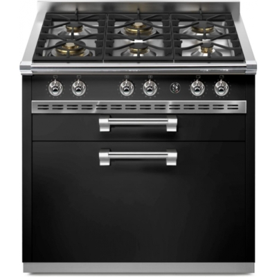 Terasest Ascot 90 pliidiplokk, köögimoodul, 90 cm, Nero, gaasipliit, A9C-6WBA, garantiiga 5 aastat!