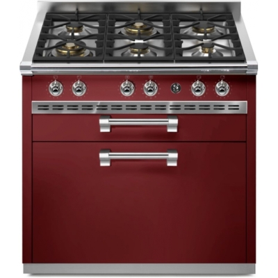 Terasest Ascot 90 pliidiplokk, köögimoodul, 90 cm, Bordeaux, gaasipliit, A9C-6WBR, garantiiga 5 aastat!