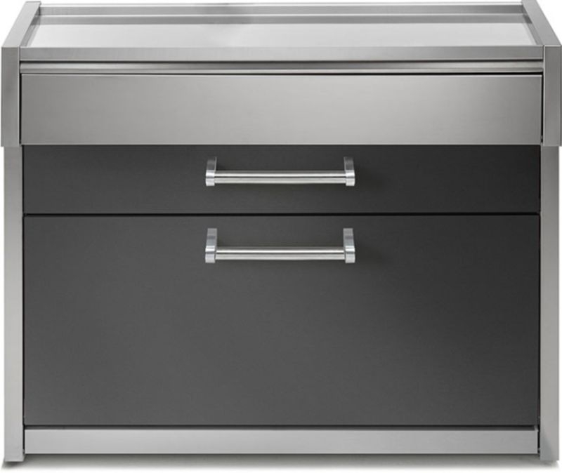 Steel Genesi Modular System, work table, 120 cm, Anthracite, GQ12C-PAN, with 5 year guarantee!