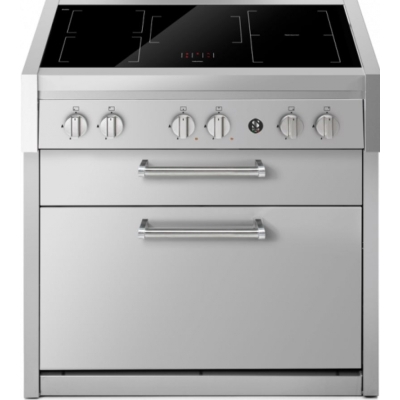 Terasest Genesi 90 pliidiplokk, köögimoodul, 90 cm, roostevaba teras, induktsioonpliit, GQ9C-5FISS, 5-aastase garantiiga!