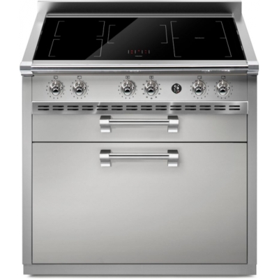 Terasest Ascot 90 Cook Unit, köögimoodul, 90 cm, roostevaba teras, induktsioonpliit, A9C-5FISS, 5-aastase garantiiga!