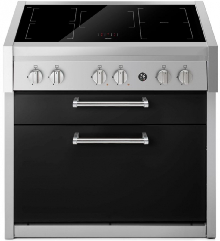 Steel Genesi 90 Cook Unit, köögimoodul, 90 cm, Nero, induktsioonpliit, GQ9C-5FIBA, 5-aastase garantiiga!