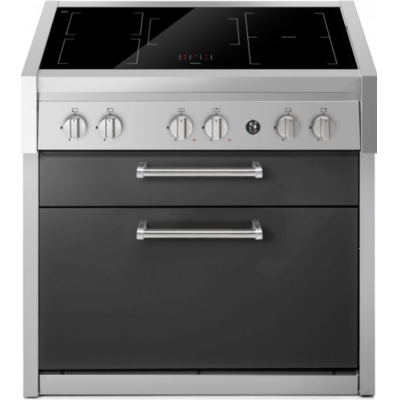Terasest küpsetusseade Genesi 90, köögimoodul, 90 cm, antratsiit, induktsioonpliit, GQ9C-5FIAN, garantiiga 5 aastat!