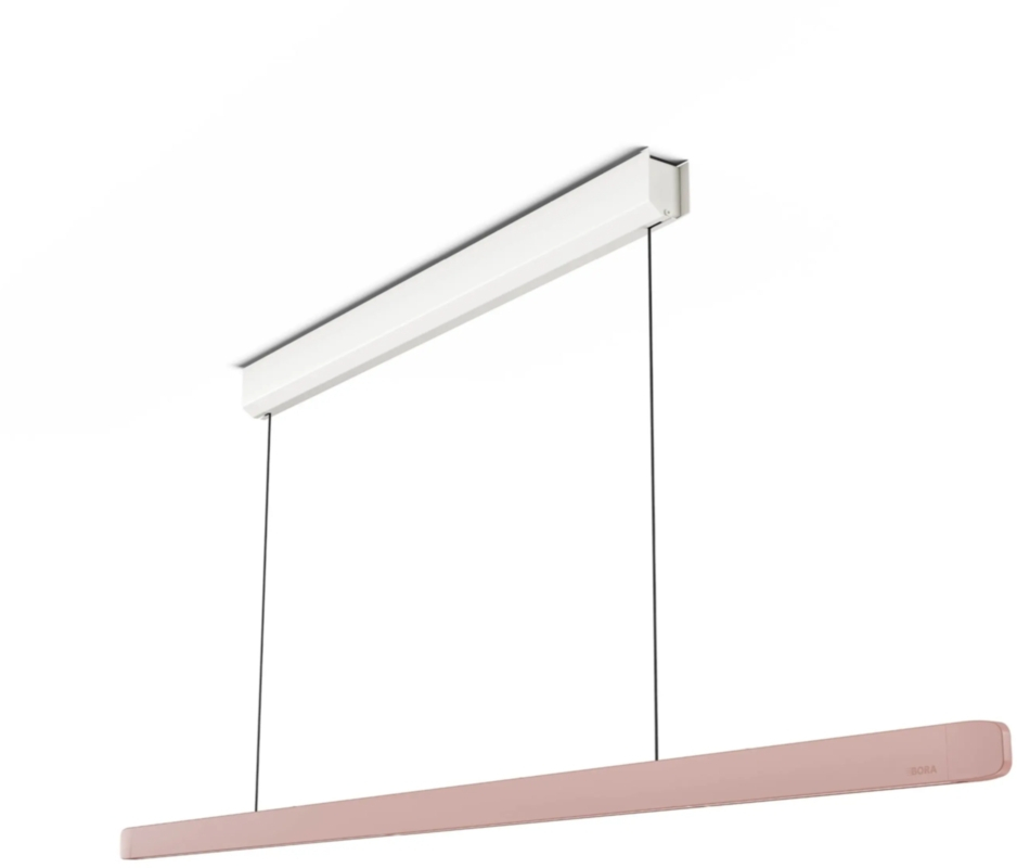 Подвесной светильник BORA Horizon фиксированный - розовое золото, с управлением жестами, 126 см, LHFRG