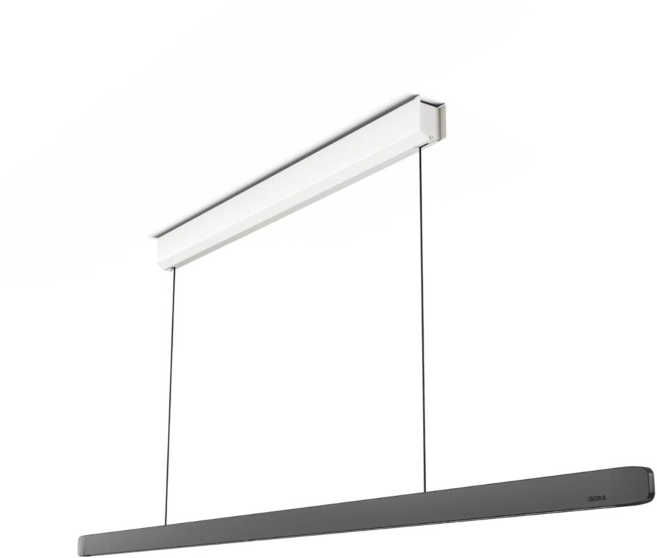 Подвесной светильник BORA Horizon фиксированный - черный, с управлением жестами, 126 см, LHFSW