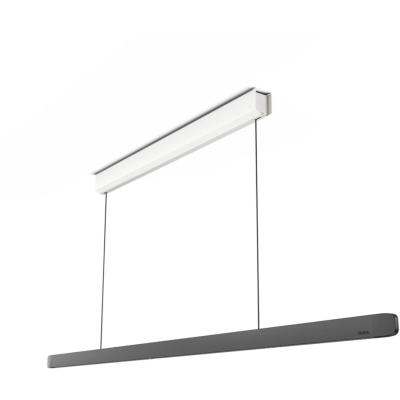 Подвесной светильник BORA Horizon фиксированный - черный, с управлением жестами, 126 см, LHFSW