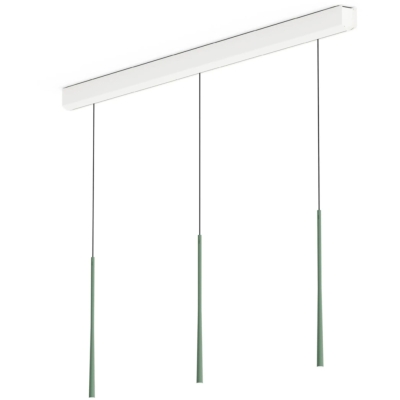 Подвесной светильник BORA Stars линейный, 3-позиционный - зеленый мох, LSLMG