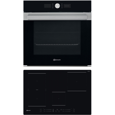 Bauknecht BAKO5 PF17 BLACK, oven/hob set, BIK5 DP8FS2 ES + BS 2677C AL, EEK: A+, with 5 year guarantee!