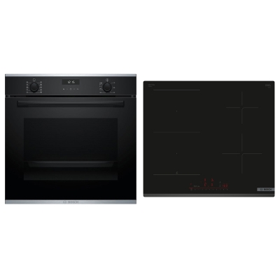 Bosch HBD636FH64, SET built-in oven HBT237BB0 + induction hob PVS63KHC1E, EEK: A, with 5 year guarantee!