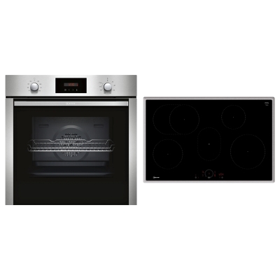 Neff BX48PI, SET built-in oven B2CCG6AN0 and induction hob T58SHF1L0, EEK: A, with 5 year guarantee!