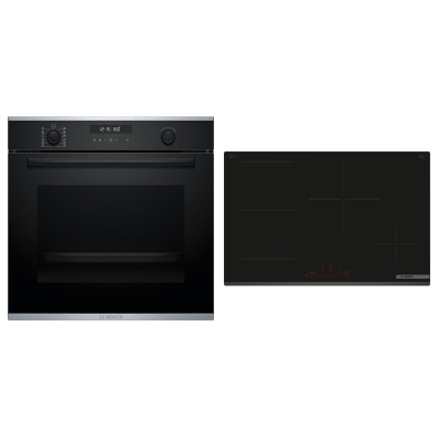 Bosch HBD676FH84, SET built-in oven HBT278BB0 + induction hob PVS83KHC1E, EEK: A, with 5 year guarantee!