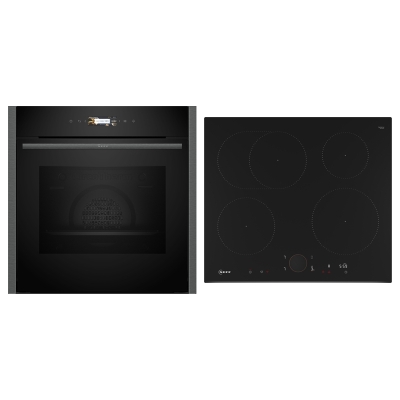 Neff BCR2360G, КОМПЛЕКТ встраиваемой духовки B24CR31G0 и индукционной плиты T56FUF1L0, EEK: A+, С ГАРАНТИЕЙ 7 ЛЕТ