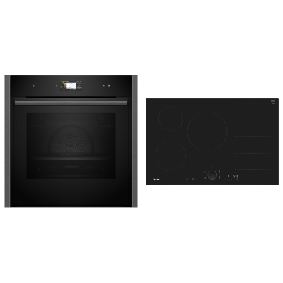 Neff BVS6780G, КОМПЛЕКТ встраиваемой духовки B24CR31G0 и индукционной плиты T68FUV4L0, EEK: A+, С ГАРАНТИЕЙ 7 ЛЕТ