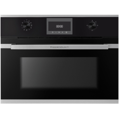 Küppersbusch CBM 6330.0 S1, mikrolaineahjuga ahi, must / roostevaba teras, garantiiga 5 aastat!