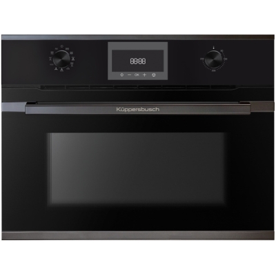 Küppersbusch CBM 6330.0 S2, oven with microwave, black / Black Chrome, with 5 year guarantee!