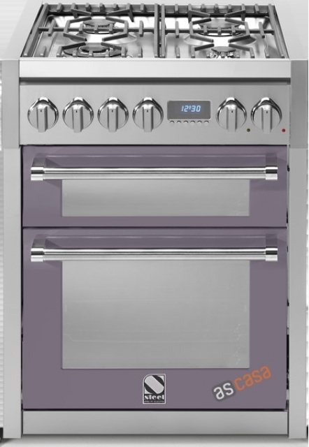 Steel Genesi 70, range cooker, 70 cm, multifunction, color Ametista, G7FF-4IAA, with 5 year guarantee!