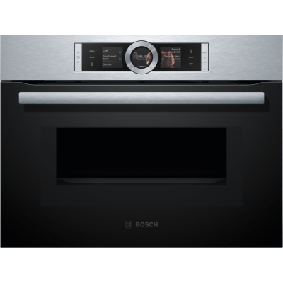 Bosch CMG636BS1, built-in compact oven with microwave function, Series 8, stainless steel, with 5 year guarantee!