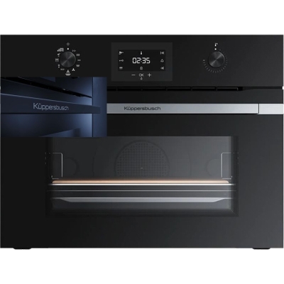 Küppersbusch CBP 6332.0 S5, compact oven black / Black Velvet, EEK: A+, with 5 year guarantee!