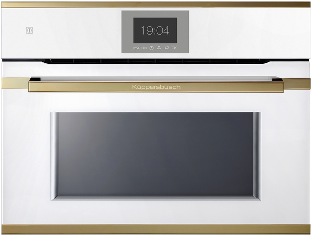 Küppersbusch CBP 6550.0 W4, compact oven white / gold, EEK: A+, with 5 year guarantee!