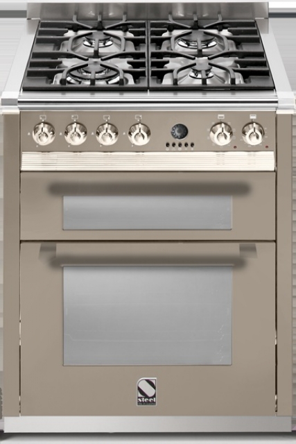 Steel Ascot 70, range cooker, 70 cm, multifunction, color Sabbia, A7FF-4ISA, with 5 year guarantee!