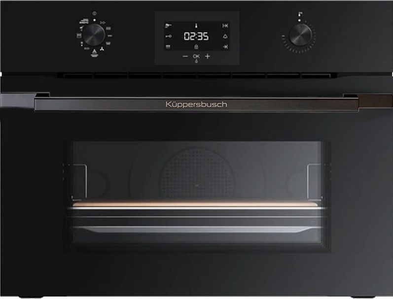 Küppersbusch CBP 6332.0 S2, compact oven black / Black Chrome, EEK: A+, with 5 year guarantee!