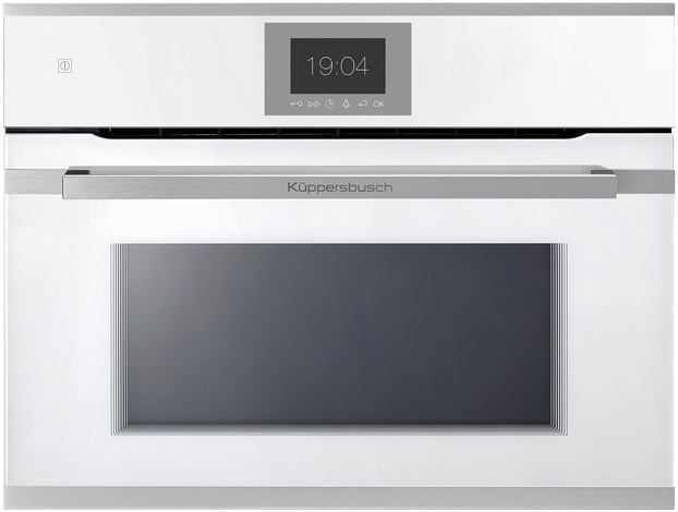 Küppersbusch CBP 6550.0 W1, compact oven white / stainless steel, EEK: A+, with 5 year guarantee!