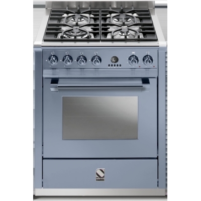 Terasest Ascot 70, pliit, 70 cm, Combisteam, värvus Celeste, A7S-4ICE, garantiiga 5 aastat!