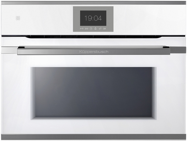 Küppersbusch CBP 6550.0 W3, compact oven white / silver chrome, EEK: A+, with 5 year guarantee!