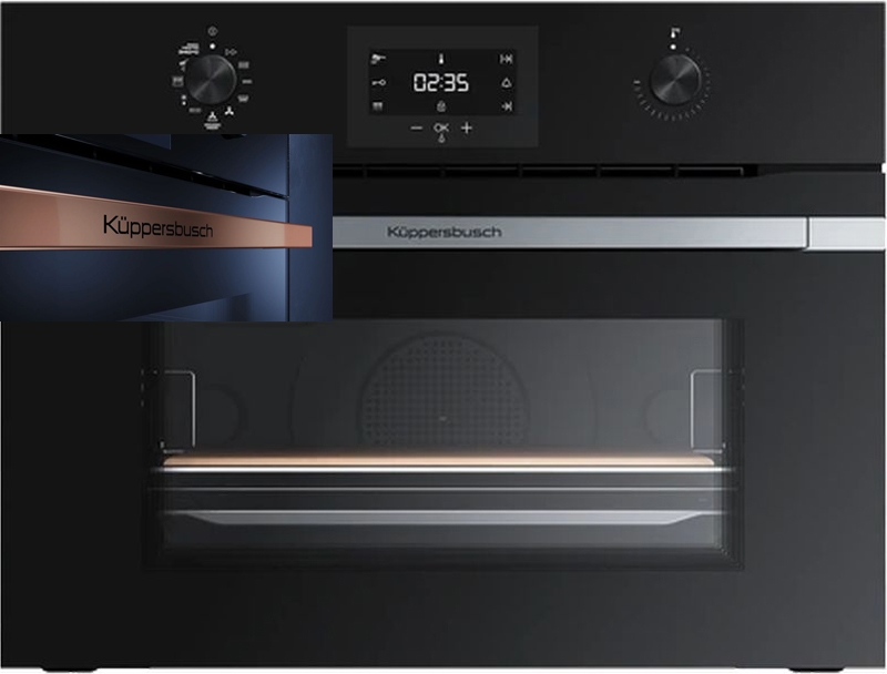 Küppersbusch CBP 6332.0 S7, compact oven black / copper, EEK: A+, with 5 year guarantee!