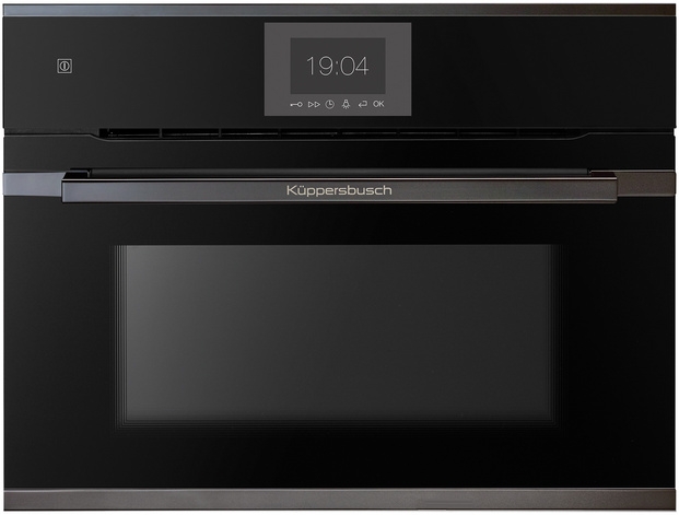 Küppersbusch CBP 6550.0 S2, compact oven black / Black Chrome, EEK: A+, with 5 year guarantee!