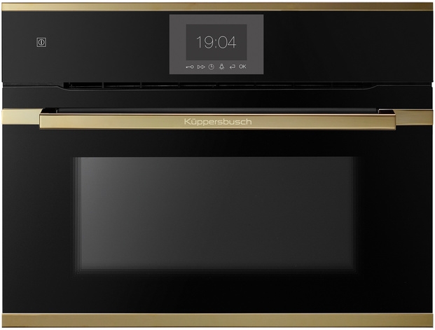 Küppersbusch CBP 6550.0 S4, compact oven black / gold, EEK: A+, with 5 year guarantee!