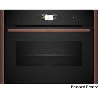 Neff C29FS3AY0, compact steam oven with FullSteam, brushed bronze Z9045BY0, EEK: A+, WITH 7 YEAR WARRANTY