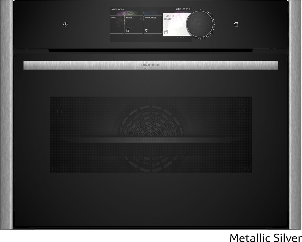 Neff C29FY5CY0, compact steam oven with FullSteam, Metallic Silver Z9045MY0, EEK: A+, WITH 7 YEAR WARRANTY