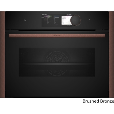 Neff C29FY5CX0, compact steam oven with FullSteam, brushed bronze Z9045BY0, EEK: A+, WITH 7 YEAR WARRANTY