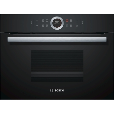 Bosch CDG634AB0, compact steamer, series 8, black, with 5 year guarantee!