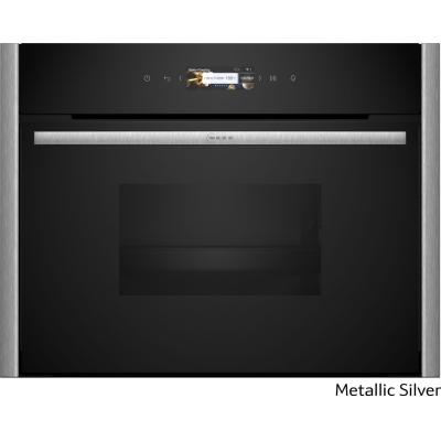 Neff C29DR1XY0, compact steamer, metallic silver Z9045MY0, EEK: A+, WITH 7 YEAR WARRANTY