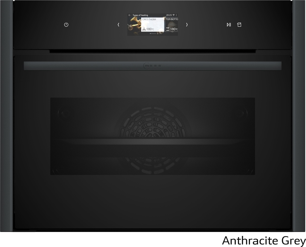 Neff C29FS3AY0, compact steam oven with FullSteam, Anthracite Gray Z9045AY0, EEK: A+, WITH 7 YEAR WARRANTY