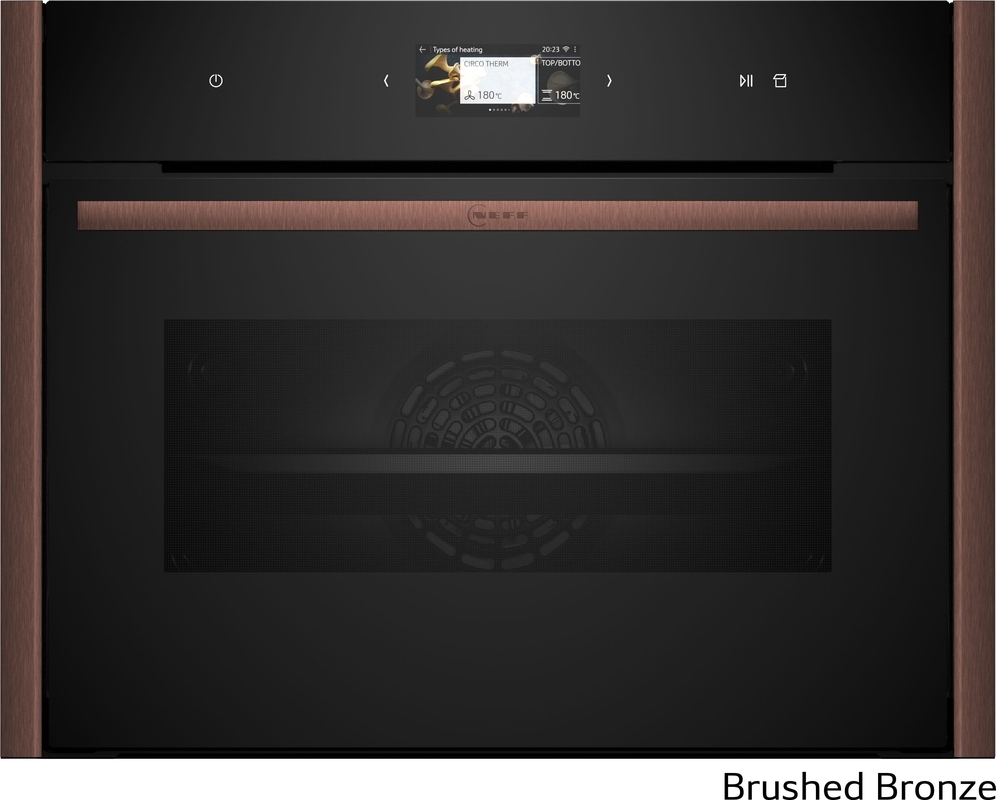 Neff C29FS3AY0, compact steam oven with FullSteam, brushed bronze Z9045BY0, EEK: A+, WITH 7 YEAR WARRANTY