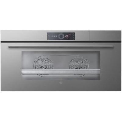 V-ZUG CombiSteamer V6000 45L Grand, steam oven, mirror glass platinum, 2303400012, 10 YEAR WARRANTY!
