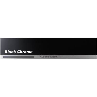 Küppersbusch CSW 6800.0 S2, 14 cm warming drawer, front black / Black Chrome, with 5 year guarantee!