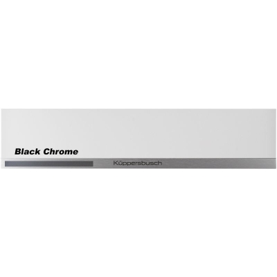 Küppersbusch CSW 6800.0 W2, 14 cm warming drawer, front white / black chrome, with 5 year guarantee!
