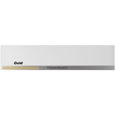 Küppersbusch CSW 6800.0 W4, 14 cm warming drawer, front white / gold, with 5 year guarantee!