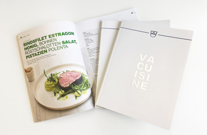 V-ZUG brošüür Vacuisine – Sous-vide cooking, 1029752