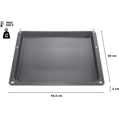 Bosch HEZ541000, küpsetusplaat, 30 x 455 x 400 mm, hall