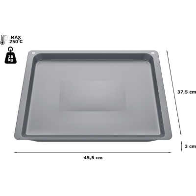 Bosch HEZ531010, küpsetusplaat, 30 x 455 x 375 mm, antratsiit