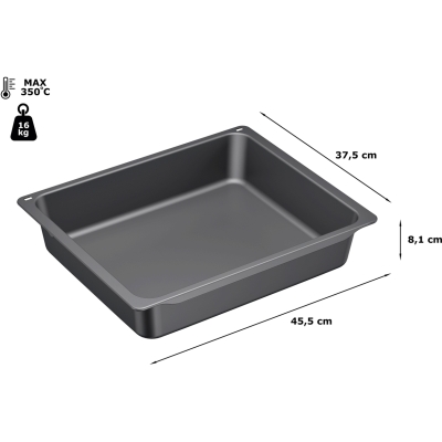 Bosch HEZ533000, pajaroog/professionaalne pann, 81 x 455 x 375 mm, hall