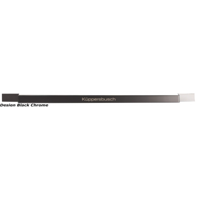 Küppersbusch handle, Conceptline, design Black Chrome, 7502